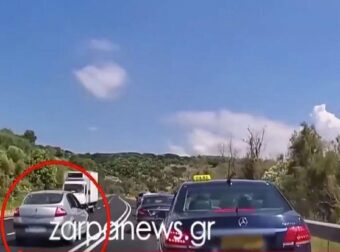 Κρήτη: Σοκαριστικό βίντεο από τον ΒΟΑΚ – Από θαύμα δεν έγινε σύγκρουση