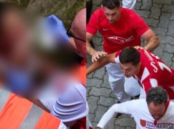 Το χάος στην Παμπλόνα της Ισπανίας: Ταύρος κάρφωσε γυναίκα στο πρόσωπο