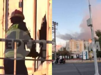 Φωτιά στο Πάρκο Γουδή: 112 για τους καπνούς, σοκ με τα βίντεο – Που διακόπηκε η κυκλοφορία