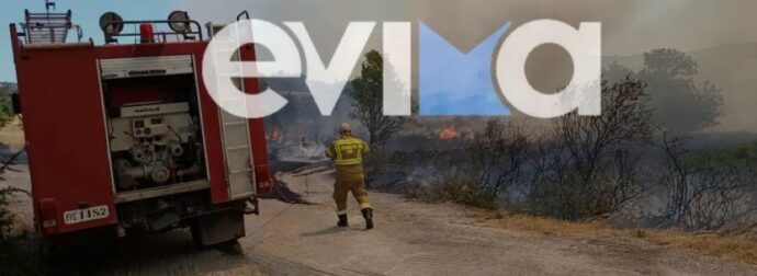 Φωτιά στη Λάτα Ευβοίας: Μεγάλη κινητοποίηση της Πυροσβεστικής με εναέρια και επίγεια μέσα – Ήχησε το 112