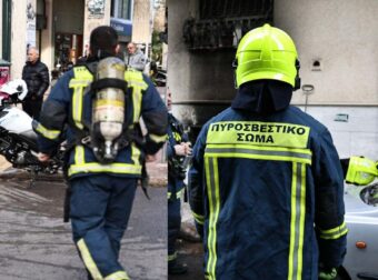Στις φλόγες διαμέρισμα στο κέντρο της Αθήνας: Μεγάλη επιχείρηση της πυροσβεστικής