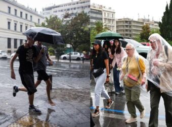 Στο έλεος της κακοκαιρίας με καταιγίδες, χαλάζι και 100.000 κεραυνούς: Άνοιξαν οι ουρανοί και στην Αθήνα – Βίντεο και φωτογραφίες