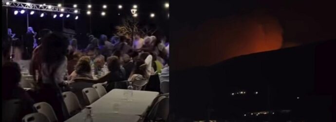 Πυρκαγιά στην Πάρο: Βίντεο από πανηγύρι και σε «απόσταση αναπνοής» η φωτιά που πλησίαζε – Αντιδράσεις στο διαδίκτυο