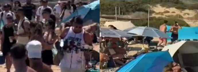 Viral βίντεο: Το αδιαχώρητο στην παραλία Ιταλίδα στα Κουφονήσια – «Η πλατεία Συντάγματος με αμμουδιά»