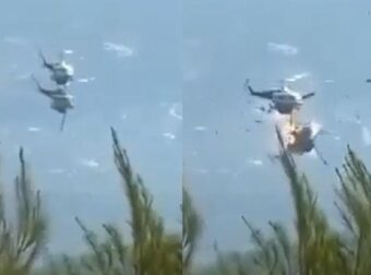 Σύγκρουση ελικοπτέρων στα Μέγαρα: Εντοπίστηκαν τραυματισμένα δύο μέλη από τα πληρώματα – Βίντεο