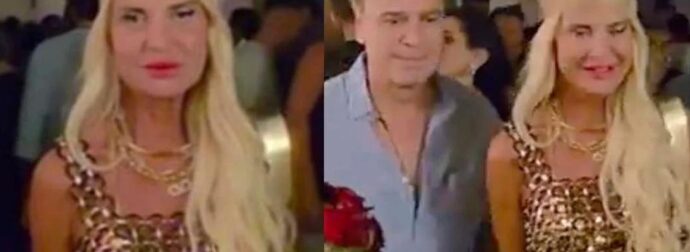 Μαρίνα Σταυράκη: Η εντυπωσιακή εμφάνιση στη Μύκονο με χρυσό φόρεμα που τράβηξε τα βλέμματα