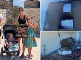 Οικογένεια Βρετανών πούλησε τα πάντα για μια νέα ζωή στην Ελλάδα – Η φωτιά κατέστρεψε το σπίτι τους λίγες ημέρες πριν τη μετακόμιση