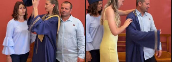 Κόρη μεταναστών αφιέρωσε την αποφοίτησή της στους γονείς της – Η στιγμή που συγκίνησε το TikTok, «Για τους γονείς μου»