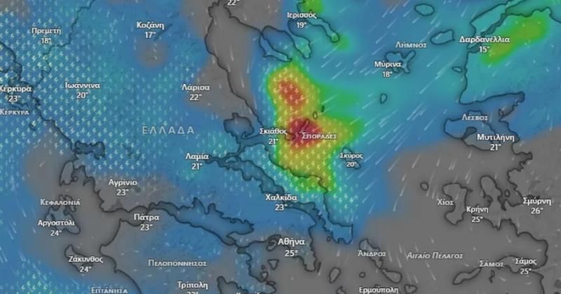 Έκτακτο δελτίο καιρού από την ΕΜΥ για τα επόμενα 24ωρα – Που θα χτυπήσει η ισχυρή κακοκαιρία