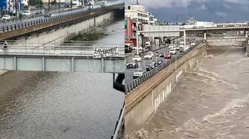 Fake το βίντεο με τον Κηφισό που έχει «φουσκώσει» από την κακοκαιρία